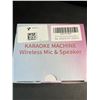 Image 2 : 1 Mini Karaoke Machine with Wireless Mic & Speaker - Brand New!