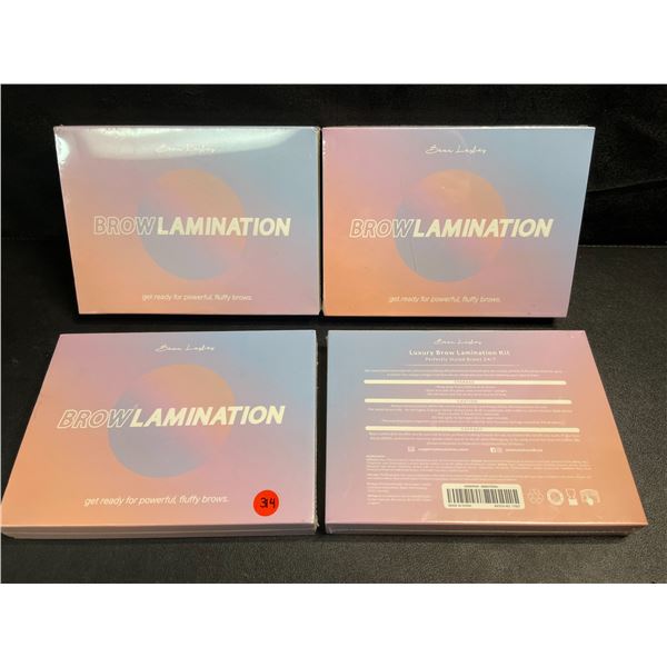 4 Luxury Brow Lamination Kits - New Sealed