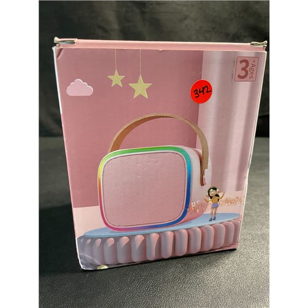 1 Mini Karaoke Machine with Wireless Microphone - Brand New!