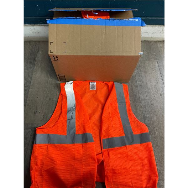 Box of 20 High-Visibility Safety Vests/Work Vests - Used - Sizes S/m & M/L (Assorted)
