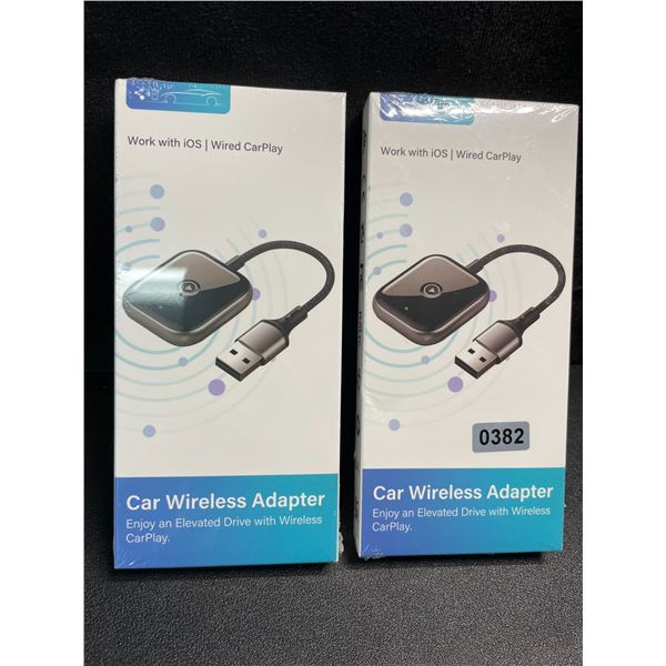 2 Car Wireless Adapters/Car Play Adapters - New Sealed