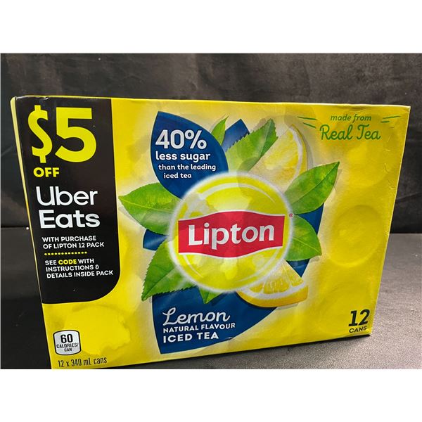 1 Case of Lipton Lemon Iced Tea (12 x 340ml Cans)
