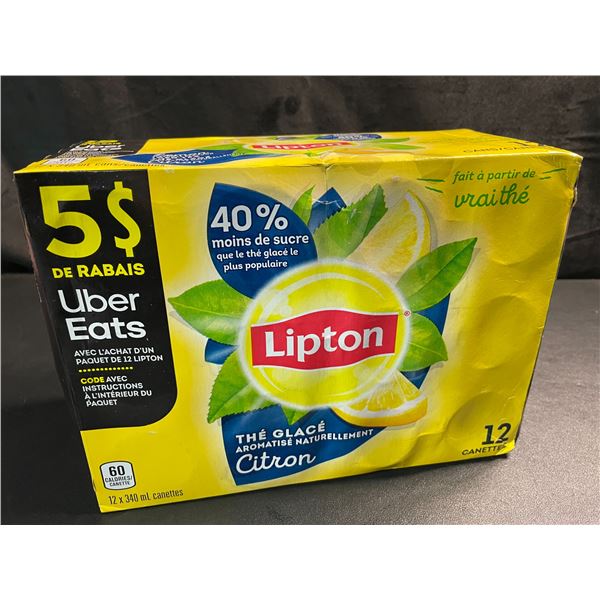 1 Case of Lipton Lemon Iced Tea (12 x 340ml Cans)