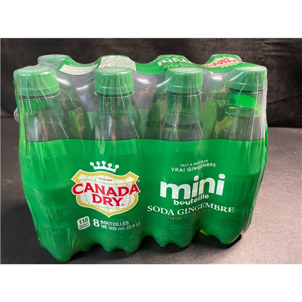 1 Mini 8-Pack Bottles of Canada Dry Ginger Ale (8 x 300ml bottles)