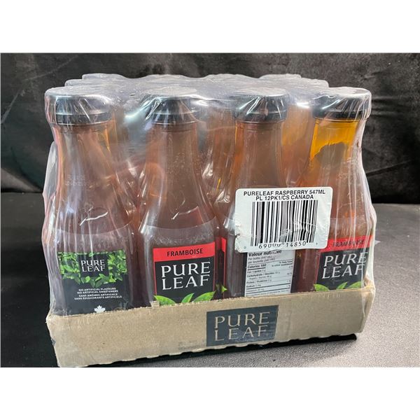 1 Case of Pure Leaf Raspberry Real Brewed Tea - 12 Bottles (547ml each)