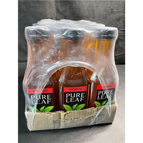1 Case of Pure Leaf Raspberry Real Brewed Tea - 12 Bottles (547ml each)