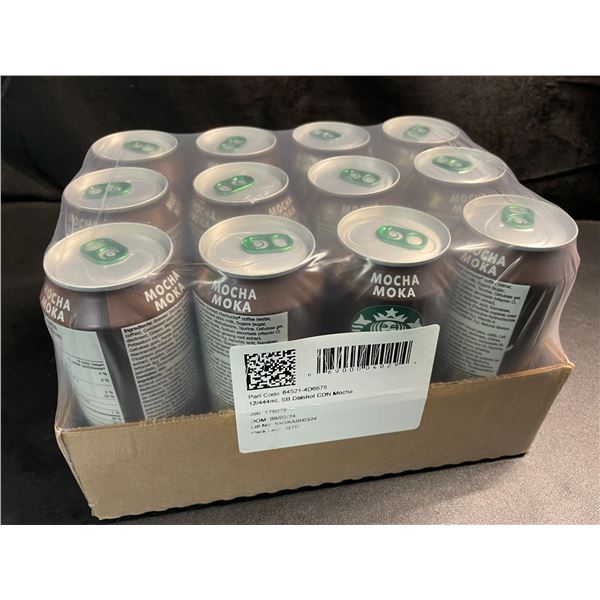 1 Case of Starbucks Double Shot Energy/Coffee Drinks - 12 Cans (444ml Each) - Mocha - BB: MA 12/2025