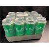 Image 1 : 1 Case of Bubly Lime Sparkling Water - 12 King Size/Tall Cans (473ml Each) - Lime Bubly