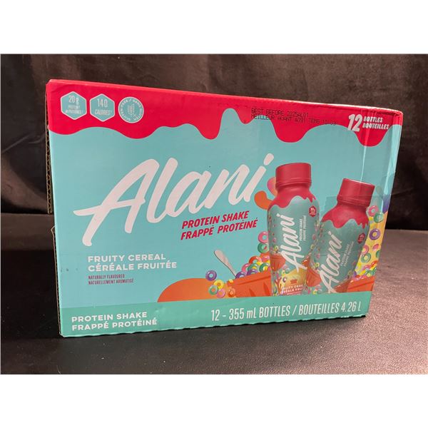 1 Case of Alani Fruity Cereal Protein Shakes - 12 Bottles (355ml Each) - BB: APRL 01/2025