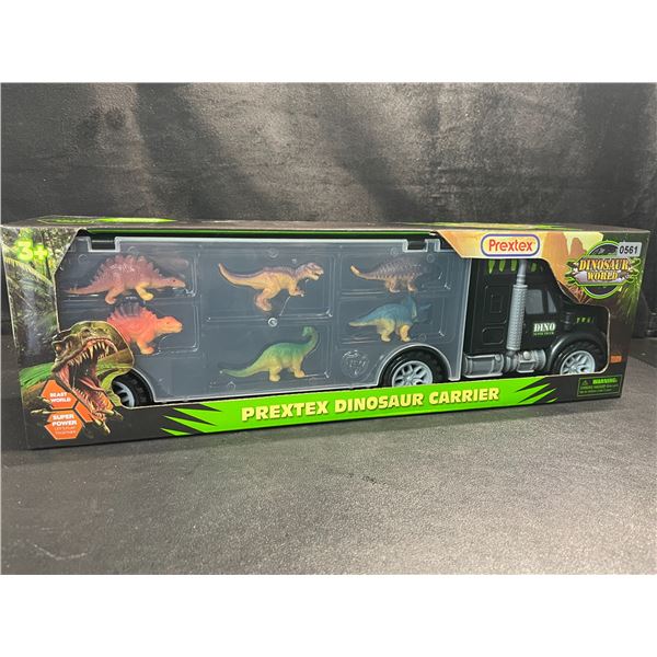 1 Pretex Dinosaur World Dinosaur Carrier/Toy Truck Set with Dino Figures - Brand New!
