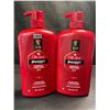 Image 1 : 2 Old Spice Swagger 2-in-1 Hair Shampoo & Conditioners - Large 865ml Bottles - New