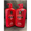 Image 1 : 2 Old Spice Swagger 2-in-1 Hair Shampoo & Conditioners - Large 865ml Bottles - New