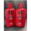 Image 1 : 2 Old Spice Swagger 2-in-1 Hair Shampoo & Conditioners - Large 865ml Bottles - New