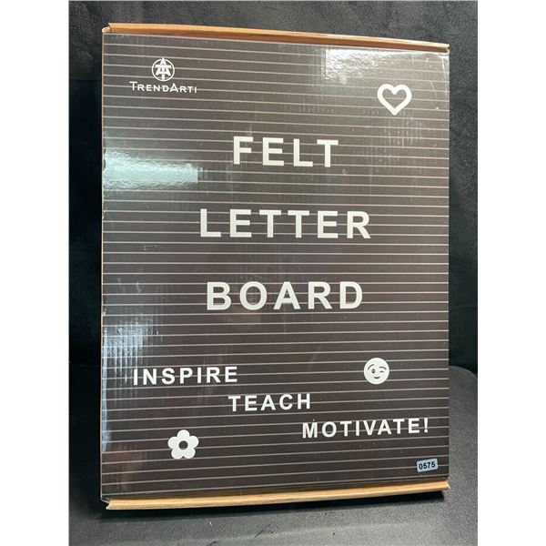 1 TrendArti Felt Letter/Message Board - Large 16" x 12" Size - New