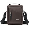Image 1 : 1 Rumanle Men's Crossbody Shoulder Bag/Messenger Bag - Lightweight - Brown - New