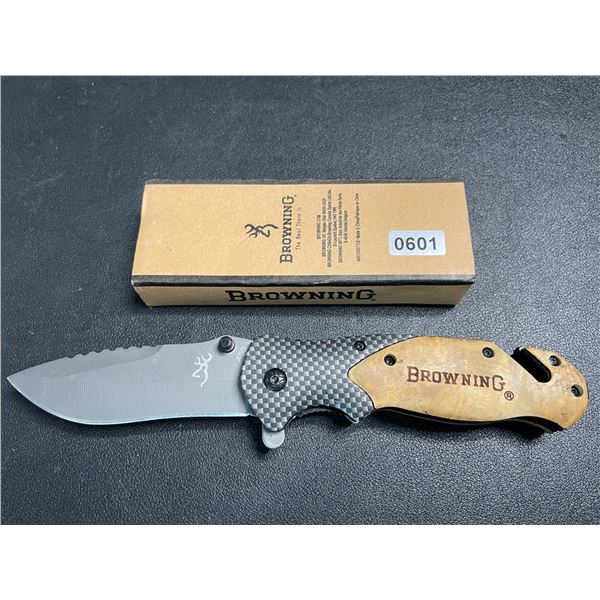 1 Browning X50 Tactical Folding Knife/Hunting Knife - New