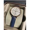 Image 2 : 1 Fossil Ladies Watch - Blue Navy Leather Band & Rose Gold Plated Watch - BRAND NEW!