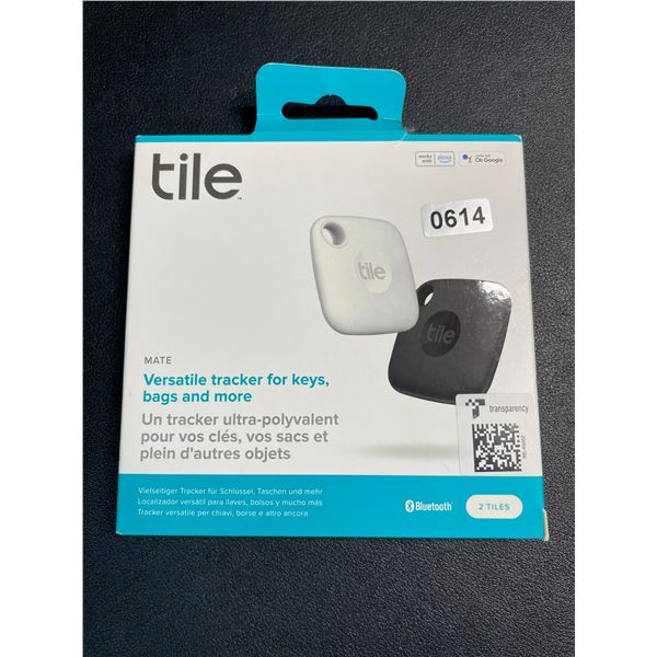 1 Tile Mate Versatile Tracker for Keys, Bags, and More - 2 Tiles Included - Brand New!