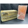 Image 1 : 1 Himalayan Nature Mineral Block - Himalayan Pink Salt Block - New