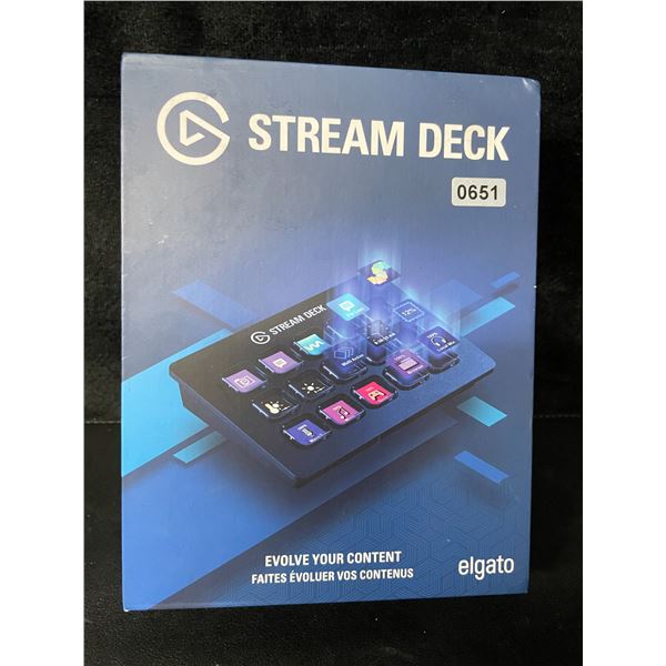 1 Elgato Stream Deck - For Creating, Streaming, Recording, etc - NEW/OPEN BOX