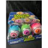 Image 1 : 1 Case of Cyclops Monster Jawbreakers Candy - Assorted Flavours - 12 Units - New Sealed