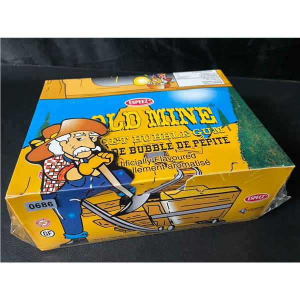 1 Case of Gold Mine Nugget Bubblegum - 24 Units Inside (56g each) - New Sealed
