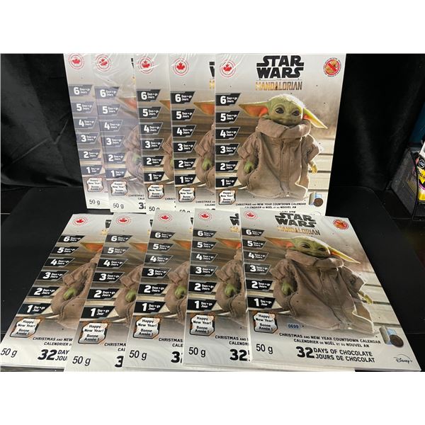 10 Star Wars The Mandalorian Christmas/New Year Countdown Chocolate Advent Calendars - New Sealed