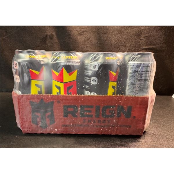 1 Case of Reign Energy Drinks - Cherry Limade - 12 Cans Included (473ml Each) - BB: Sept 21/2026
