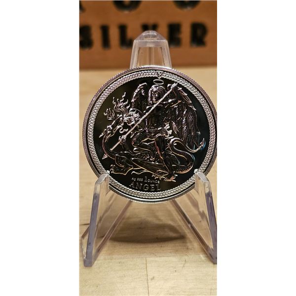 Lot 1-1) 1 oz Angel - Elizabeth II Archangel Michael