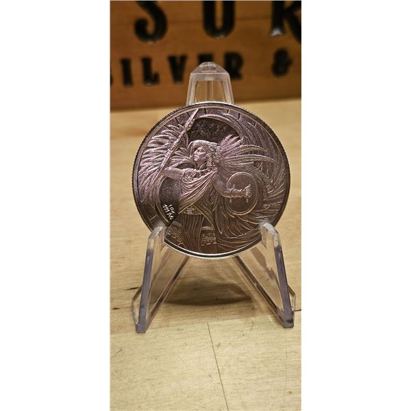 Lot 8-1) 1 oz Aztec Eagle Warrior