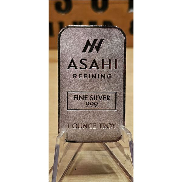 Lot 18-1) 1 oz Asahi Pure Silver Bar