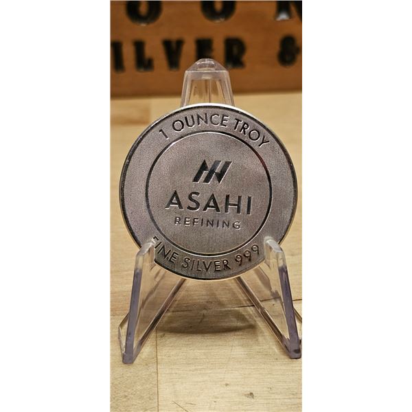 Lot 19-1) 1 oz 1 oz Asahi Silver Round