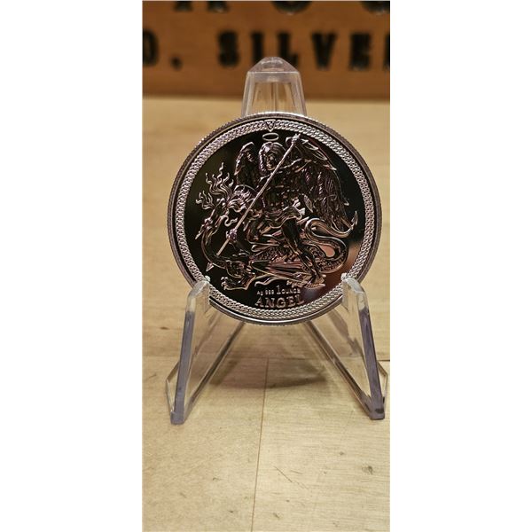 Lot 35-1) 1 oz Angel - Elizabeth II Archangel Michael