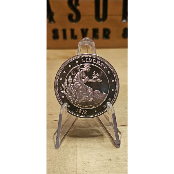 Lot 43-1)  1 oz Samoa Morgan Union Dollar