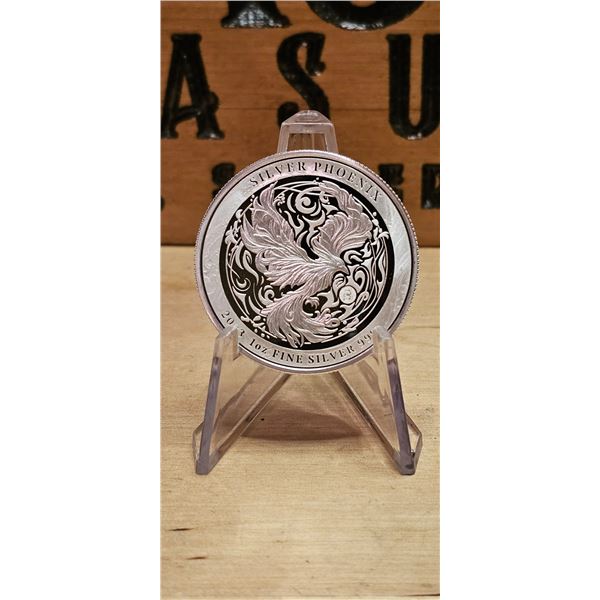 Lot 47-1) 1 oz Niue Phoenix Silver Coin
