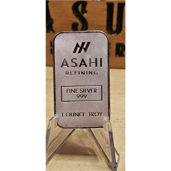 Lot 48-1) 1 oz Asahi Pure Silver Bar