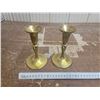 Image 1 : 2 brass candle sticks