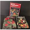 Image 1 : 3 books -vegetables, houseplants