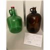 Image 2 : Canadian sherry bottle -green, brown jug