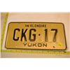 Image 1 : Yukon NOS license plate
