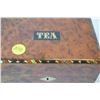 Image 2 : exceptional burled wood inlaid tea caddy