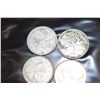Image 2 : 4 x Canada silver quarters