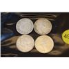 Image 3 : 4 x Canada silver quarters