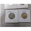 Image 3 : 4 Canadian silver quarters - 1937, 1938, 1939, 1967 - 25 cents