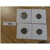 Image 2 : 4 - US MERC SILVER 10 CENT 1917, 25S,29S,29D VG-F