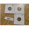 Image 2 : 1919 & 2- 1920 CDN SILVER 5 CENT F-XF