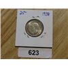 Image 2 : 1938 CDN SILVER 25 CENT XF-AU