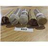 Image 2 : 5- ROLLS ELIZ II CDN 5 CENT MIXED RANDOM SOME 61-62,2007,08 AND?