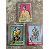 Image 1 : Pride of Birch Hills! Lot of 3 Marshall Johnston hockey cards. 1972 1973 1974. O Pee Chee (OPC).