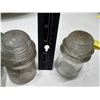 Image 4 : Glass Insulators with One Wooden Pee.